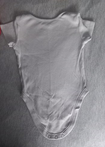 Kısa Kollu Pamuklu Bebek Body - Görsel 3