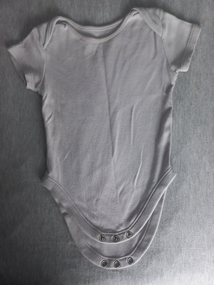 Kısa Kollu Pamuklu Bebek Body - Görsel 4