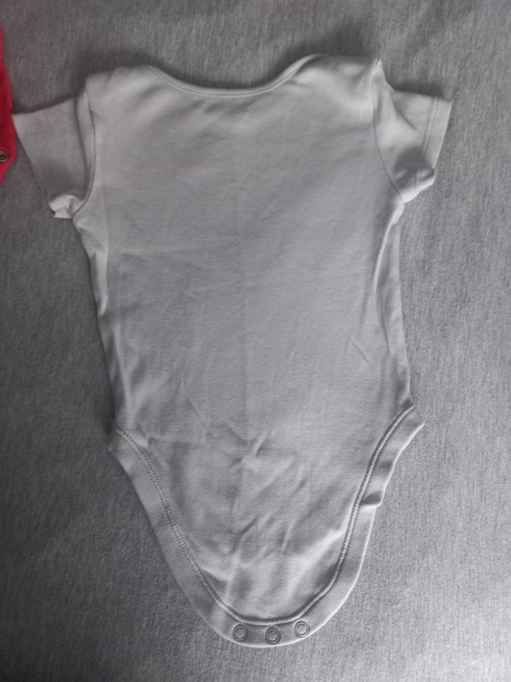 Kısa Kollu Pamuklu Bebek Body - Görsel 3