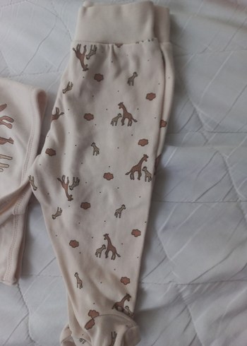 Beyaz Uzun Kollu Bebek Takımı - Görsel 2