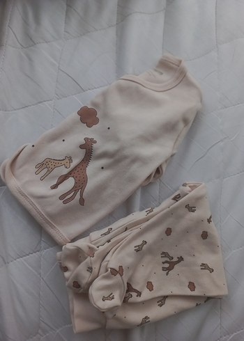 Beyaz Uzun Kollu Bebek Takımı - Görsel 5