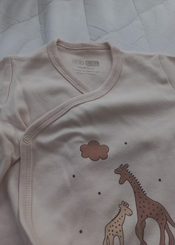 Beyaz Uzun Kollu Bebek Takımı - Görsel 3