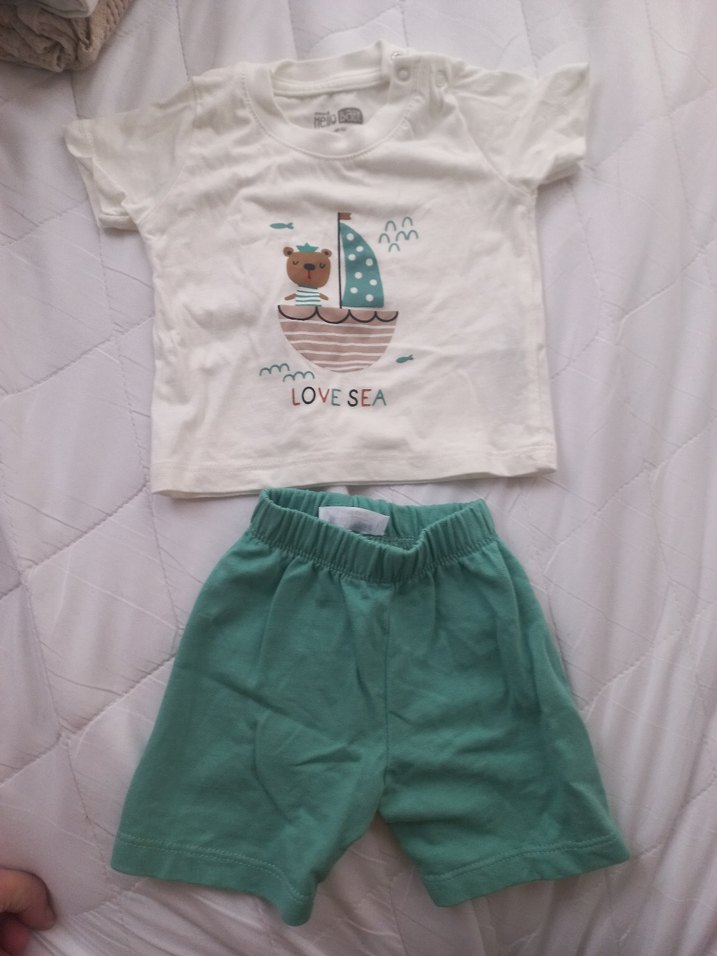 Bebek Erkek Kısa Kollu Baskılı Takım - Görsel 2