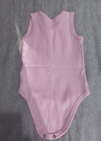 Baskılı Bebek Zibin, Pembe ve Beyaz, 2'li - Görsel 4