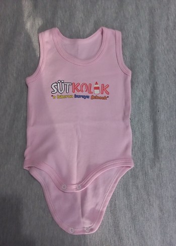 Baskılı Bebek Zibin, Pembe ve Beyaz, 2'li - Görsel 5