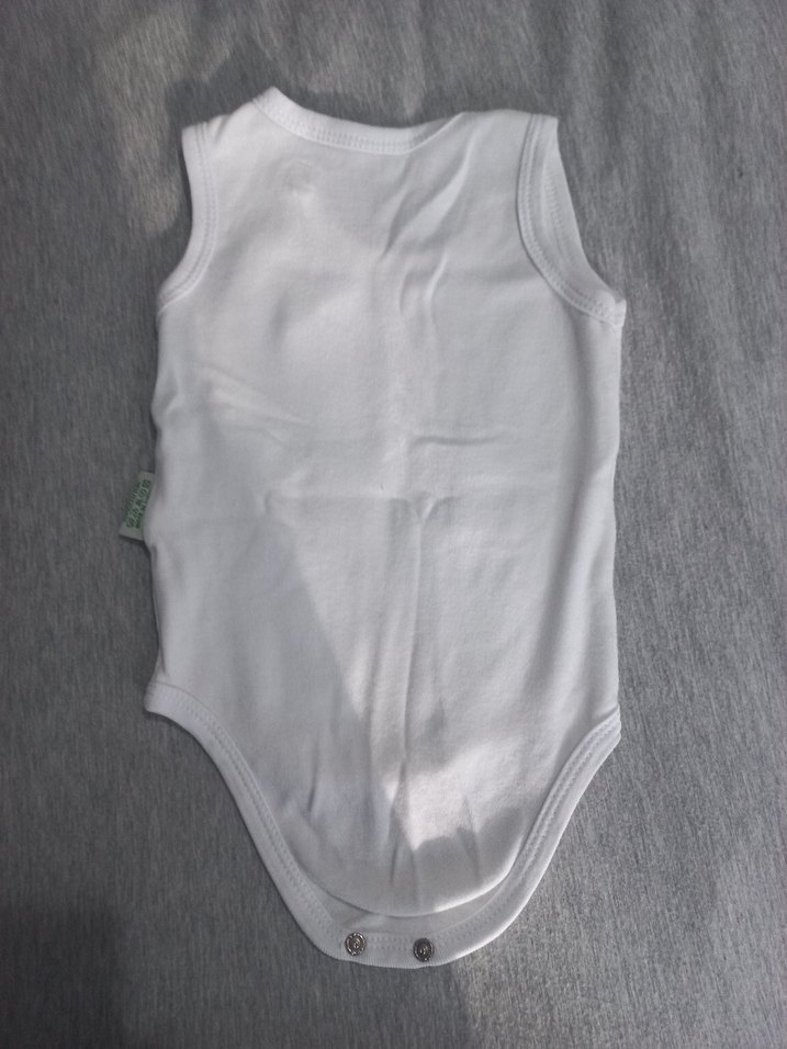 Baskılı Bebek Zibin, Pembe ve Beyaz, 2'li - Görsel 2