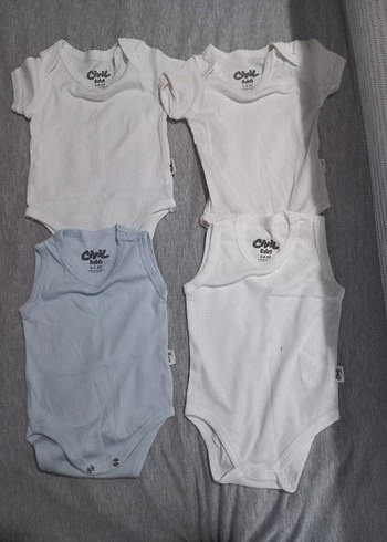 Bebek Erkek Kısa Kollu Pamuklu Body Seti - Görsel 4