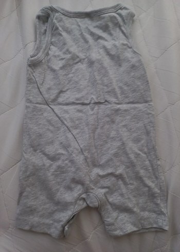 Gri Kolsuz Bebek Tulum - Görsel 3