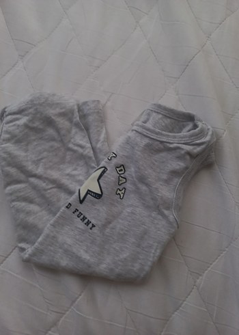 Gri Kolsuz Bebek Tulum - Görsel 4