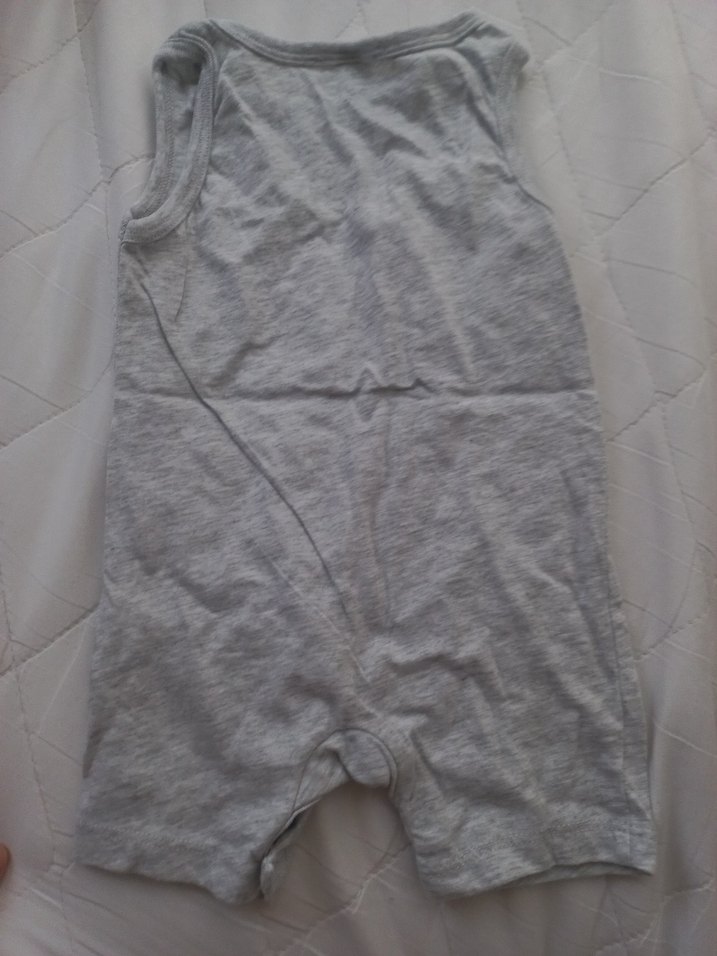 Gri Kolsuz Bebek Tulum - Görsel 3