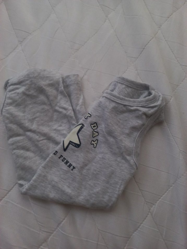 Gri Kolsuz Bebek Tulum - Görsel 4