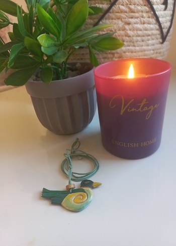 Renkli Püsküllü Bohem Kuş Kolye El Yapımı - Görsel 3