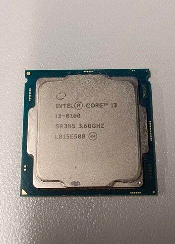 İntel İ3 8100 3.60ghz İşlemci