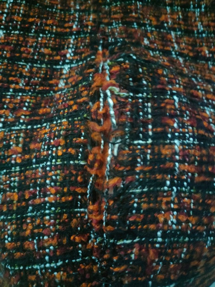 Kahverengi Örgü Mini Etek - Görsel 5