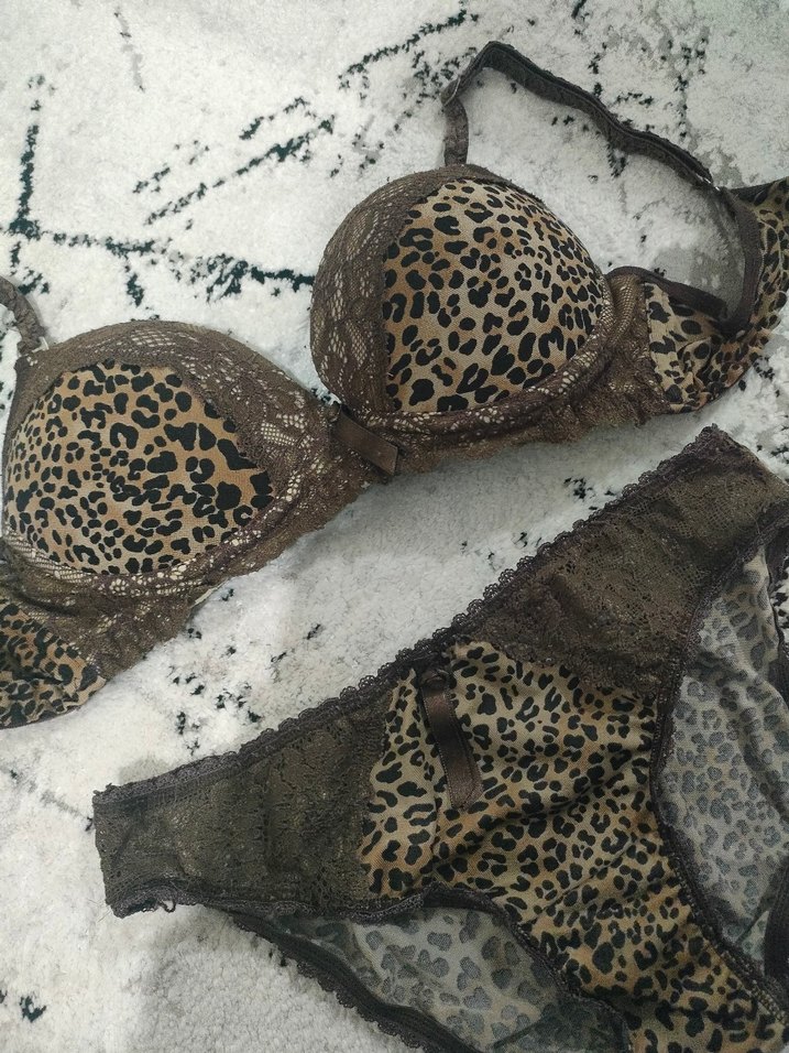 75 beden miorre markalı Leopar Desenli sütyen takımı - Görsel 2
