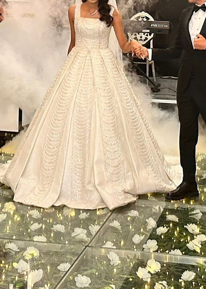 FULL İNCİ İŞLEME GELİNLİK - Görsel 2