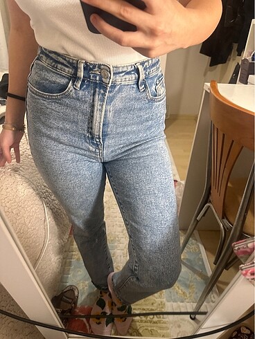 38 Beden mavi Renk Stradivarius JEAN