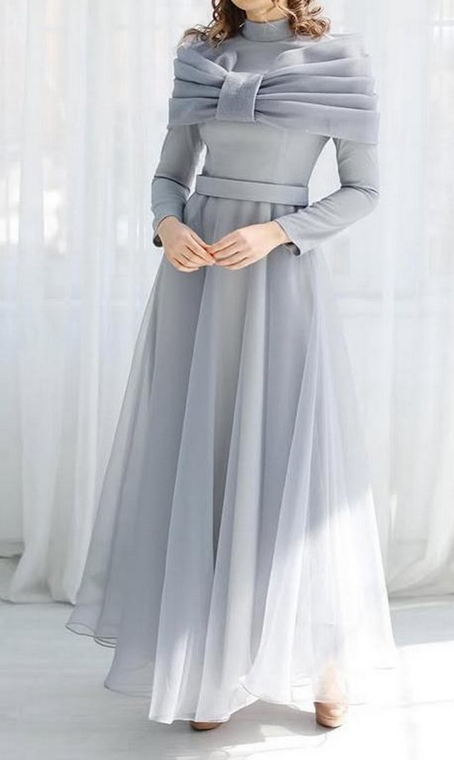 Tesettür Abiye Elbise - Görsel 2