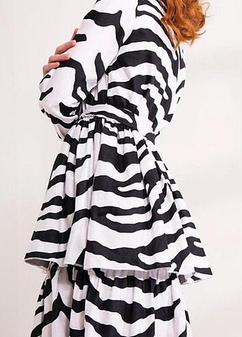 Ceylan otantik  tesettür elbise - Görsel 2