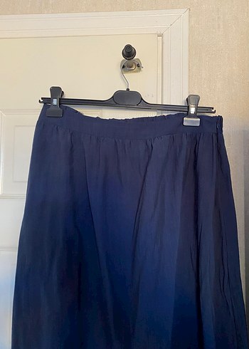 Lacivert  Kupra Etek Gömlek ikili takım - Görsel 8