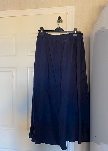 Lacivert  Kupra Etek Gömlek ikili takım - Görsel 9