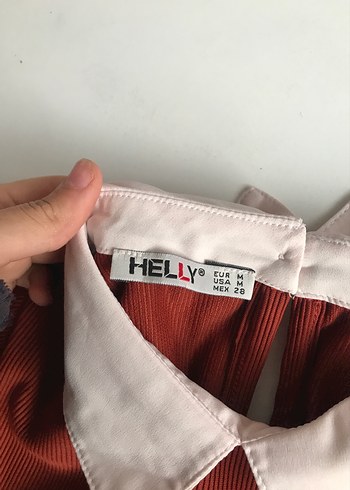 Kiremit yakalı elbise - Görsel 3