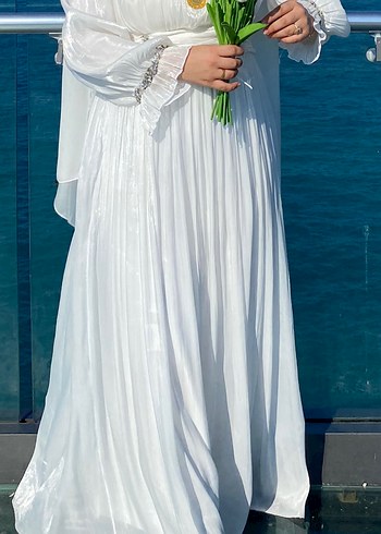 BEYAZ NİKAH ELBİSESİ - Görsel 3