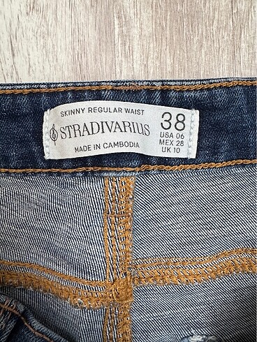 38 Beden Stradivarius skinny jean 1400 modeli