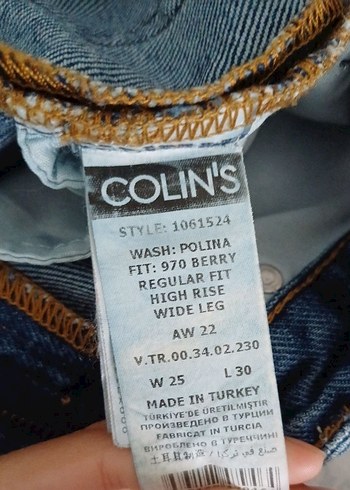 s Beden mavi Renk colins denim pantolon