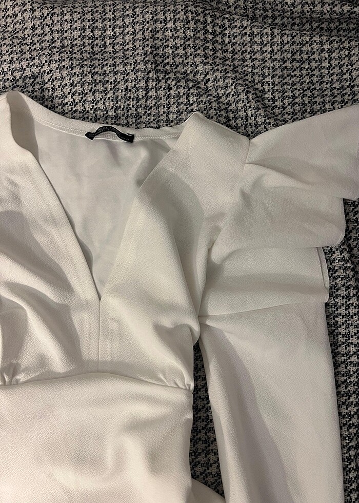 kol detayli bluz - Görsel 2