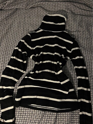 cizgili ince kazak - Görsel 2