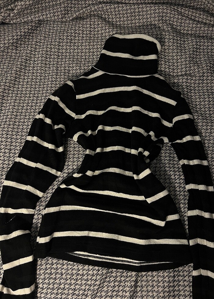 cizgili ince kazak - Görsel 2