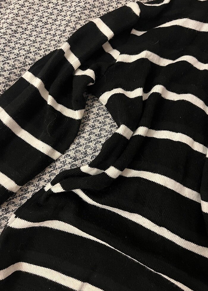 cizgili ince kazak - Görsel 3