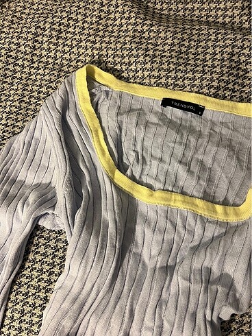 trendyol bebe mavisi ince kare yaka kazak - Görsel 3