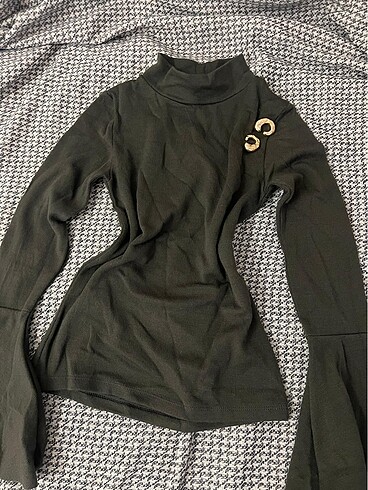 kol detayli antrasit ince kazak - Görsel 3