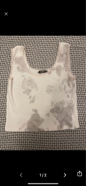Batik desenli crop