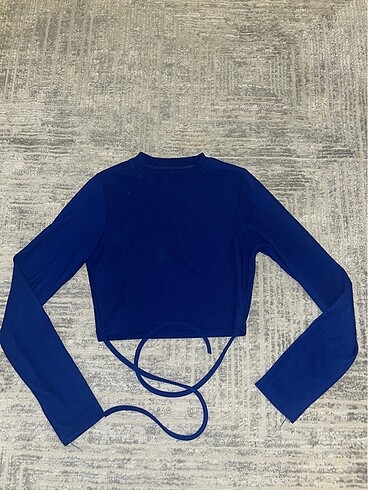Crop lacivert