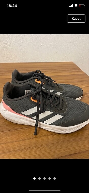 37 Beden gri Renk Adidas spor ayakkabı