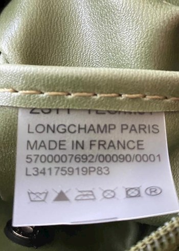 Beden yeşil Renk Longchamp Kadın Yeşil Deri Çapraz Çanta
