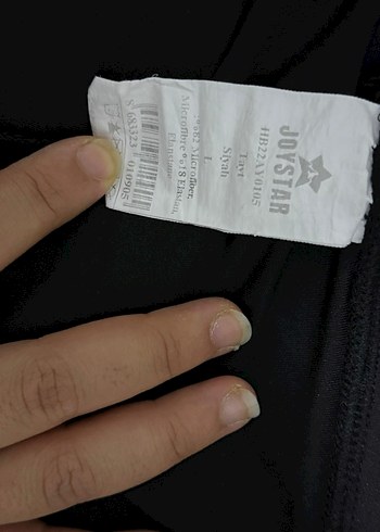l Beden Kemer Detaylı Siyah Spor Kadın Tayt