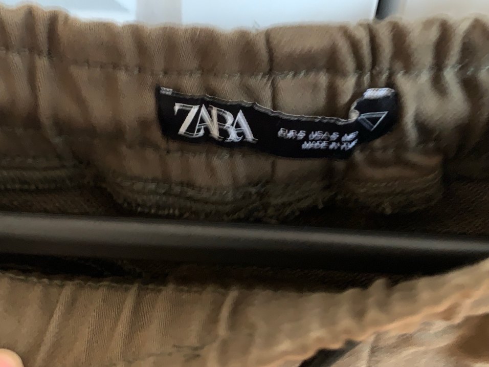 Haki Süet Bol Kesim Pantolon - Görsel 2