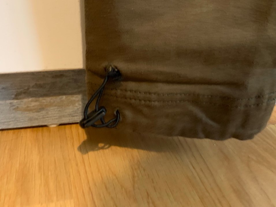 Haki Süet Bol Kesim Pantolon - Görsel 3