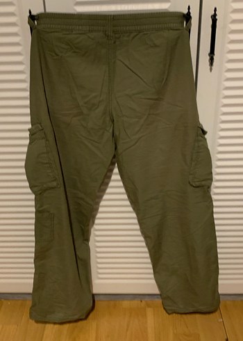 Kemerli Haki Keten Pantolon - Görsel 3