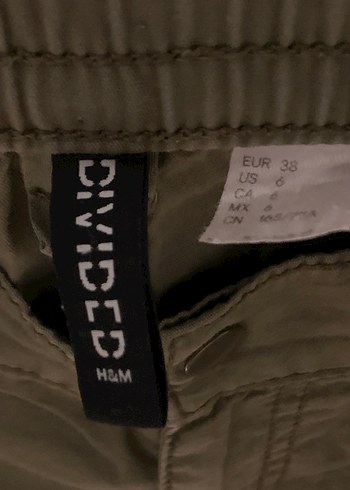 Kemerli Haki Keten Pantolon - Görsel 2