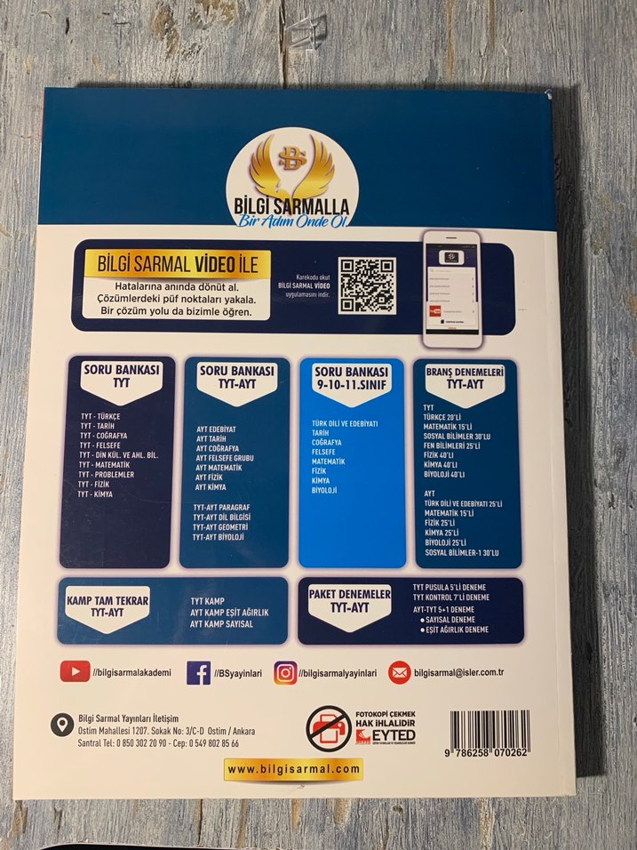 TYT Bilgi Sarmal Kimya Soru Bankası - Görsel 3
