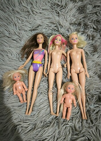 Toplu Barbie bebekler 
