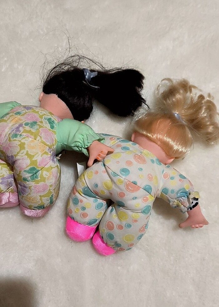 İkili vintage bebek - Görsel 2