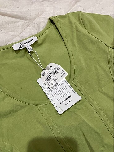 Koton haki yeşil tshirt crop