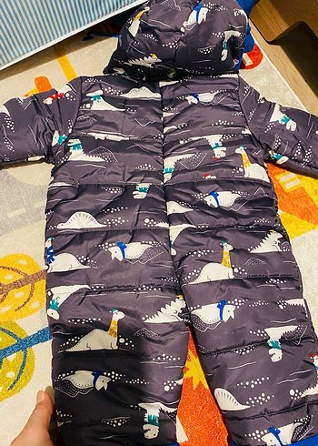 Erkek Bebek Astronot Mont - Görsel 2