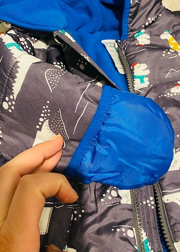 Erkek Bebek Astronot Mont - Görsel 4